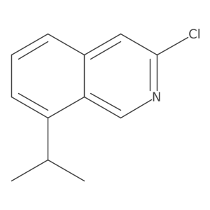 3-Chloro-8-isopropylisoquinoline结构式