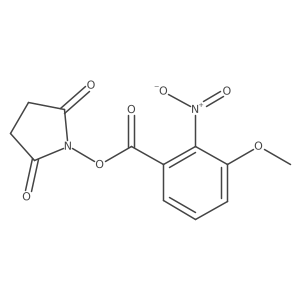 2,5-Dioxopyrrolidin-1-yl 3-methoxy-2-nitrobenzoate Structure