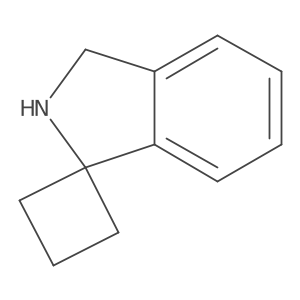 2',3'-Dihydrospiro[cyclobutane-1,1'-isoindole]结构式