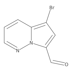 5-Bromopyrrolo[1,2-b]pyridazine-7-carbaldehyde结构式