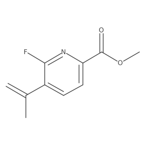 Methyl 6-fluoro-5-(prop-1-en-2-yl)picolinate Structure