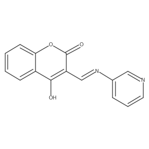 3-[(3-Pyridylamino)methylene]benzo[b]pyran-2,4-dione Structure
