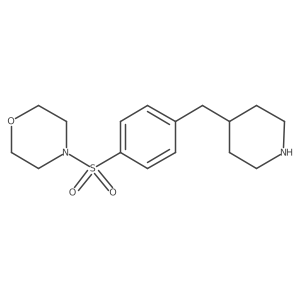 4-(4-Piperidin-4-ylmethyl-benzenesulfonyl)-morpholine Structure