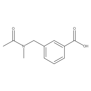 3-[(Acetylmethylamino)methyl]benzoic acid结构式