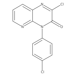 2-Chloro-4-(4-chlorophenyl)pyrido[2,3-B]pyrazin-3(4H)-one Structure