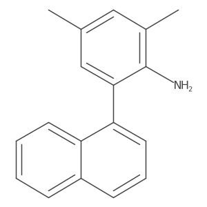 2,4-Dimethyl-6-(naphthalen-1-yl)aniline Structure