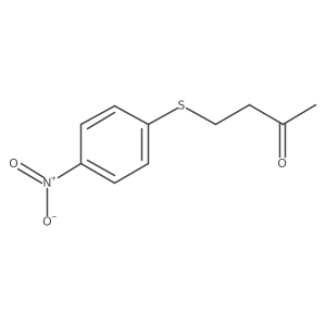 4-((4-Nitrophenyl)thio)butan-2-one Structure