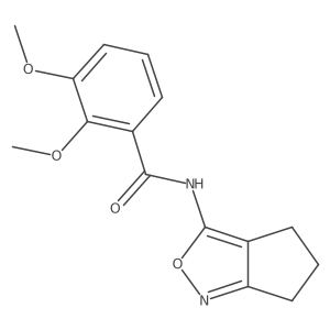 N-(5,6-dihydro-4H-cyclopenta[c]isoxazol-3-yl)-2,3-dimethoxybenzamide Structure