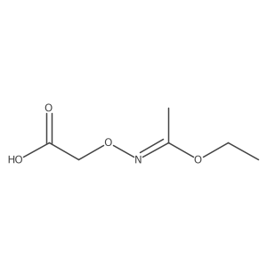 2-[[(1-Ethoxyethylidene)amino]oxy]acetic acid结构式