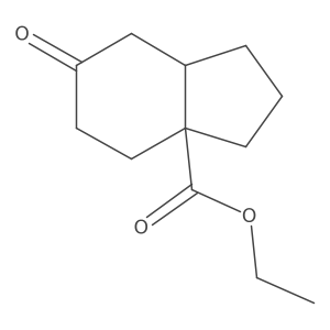 ethyl 6-oxo-octahydro-1H-indene-3a-carboxylate Structure