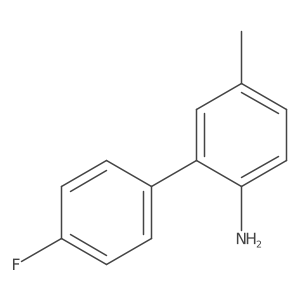 4'-Fluoro-5-methyl-[1,1'-biphenyl]-2-amine Structure