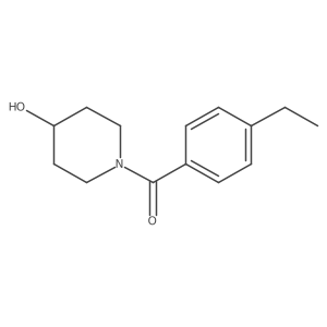 1-(4-Ethylbenzoyl)piperidin-4-ol Structure
