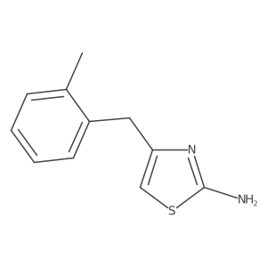 4-[(2-Methylphenyl)methyl]-2-thiazolamine Structure