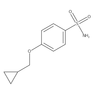 4-(Cyclopropylmethoxy)benzenesulfonamide结构式