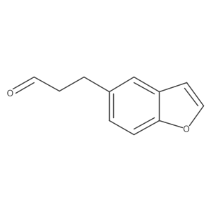 3-(1-Benzofuran-5-yl)propanal Structure
