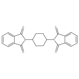 2-[4-(1,3-Dioxoisoindol-2-yl)cyclohexyl]isoindole-1,3-dione结构式