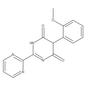 5-(2-Methoxyphenyl)[2,2a(2)-bipyrimidine]-4,6(1H,5H)-dione结构式