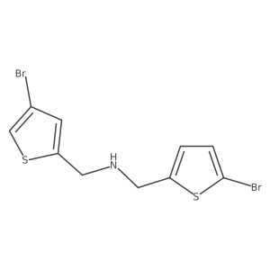 [(4-Bromothiophen-2-yl)methyl][(5-bromothiophen-2-yl)methyl]amine结构式