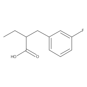 2-(3-Fluorobenzyl)butanoic acid结构式