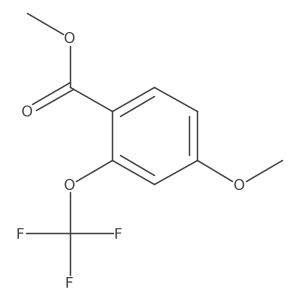 Methyl 4-methoxy-2-(trifluoromethoxy)benzoate Structure