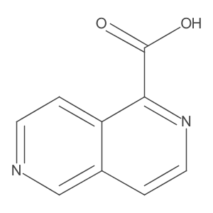 2,6-Naphthyridine-1-carboxylic acid Structure