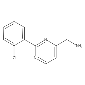 (2-(2-Chlorophenyl)pyrimidin-4-yl)methanamine结构式