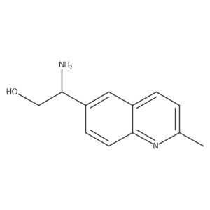 (2R)-2-amino-2-(2-methylquinolin-6-yl)ethan-1-ol Structure