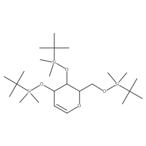 Tri-O-(tert-butyldimethylsilyl)-D-galactal结构式