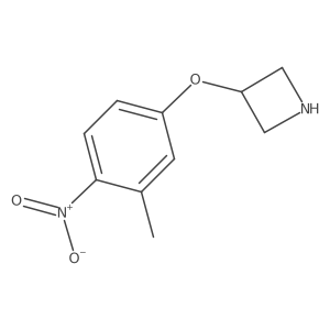 3-(3-Methyl-4-nitrophenoxy)azetidine结构式