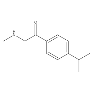 2-(Methylamino)-1-[4-(propan-2-yl)phenyl]ethan-1-one Structure