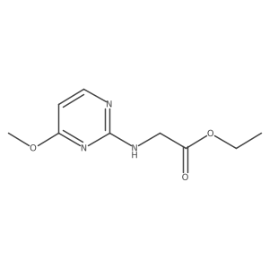 Ethyl (4-methoxypyrimidin-2-yl)glycinate Structure