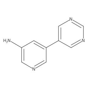 5-(Pyrimidin-5-YL)pyridin-3-amine Structure