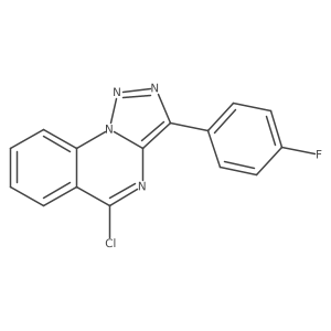 5-Chloro-3-(4-fluorophenyl)[1,2,3]triazolo[1,5-a]quinazoline Structure