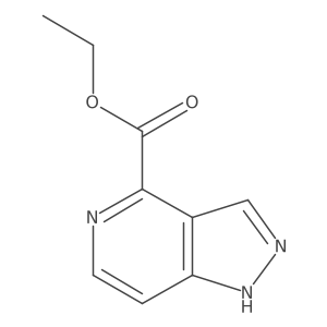 Ethyl 1H-pyrazolo[4,3-c]pyridine-4-carboxylate结构式