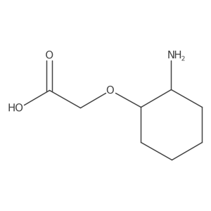 2-(2-aminocyclohexoxy)acetic acid结构式