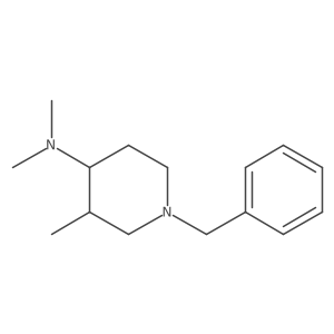 1-benzyl-N,N,3-trimethylpiperidin-4-amine结构式