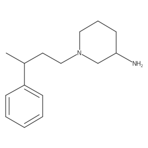 1-(3-Phenylbutyl)piperidin-3-amine Structure