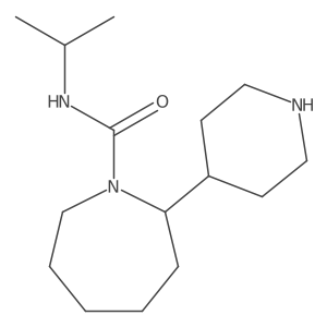 2-(piperidin-4-yl)-N-(propan-2-yl)azepane-1-carboxamide Structure
