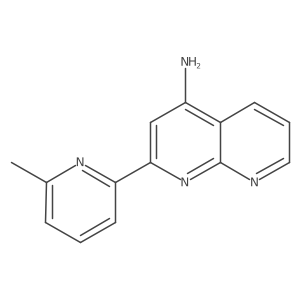 2-(6-Methylpyridin-2-yl)-1,8-naphthyridin-4-amine Structure