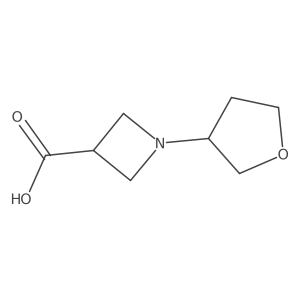 1-(Oxolan-3-yl)azetidine-3-carboxylic acid Structure