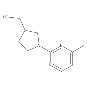 (1-(4-Methylpyrimidin-2-yl)pyrrolidin-3-yl)methanol结构式