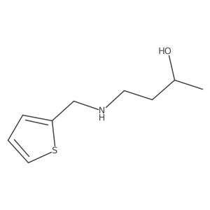 4-((Thiophen-2-ylmethyl)amino)butan-2-ol结构式