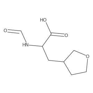 2-Formamido-3-(oxolan-3-yl)propanoic acid结构式