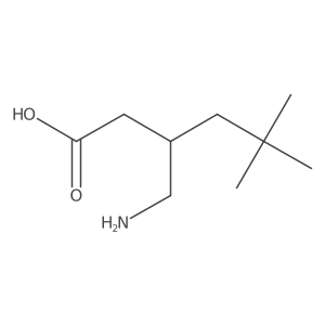 3-(Aminomethyl)-5,5-dimethylhexanoic acid结构式