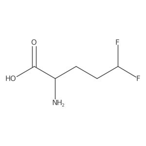 (2S)-2-amino-5,5-difluoropentanoic acid Structure