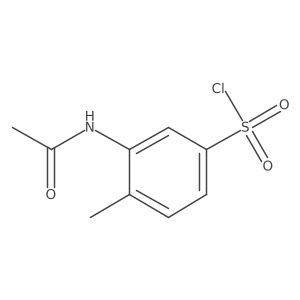 3-Acetamido-4-methylbenzene-1-sulfonyl chloride Structure