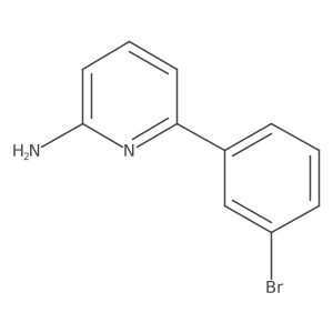 6-(3-Bromophenyl)pyridin-2-amine Structure