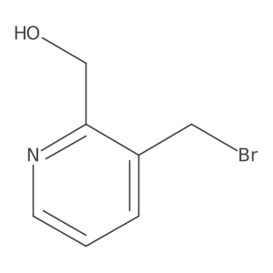 (3-(Bromomethyl)pyridin-2-YL)methanol结构式