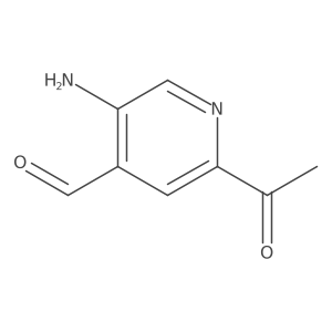 2-Acetyl-5-aminoisonicotinaldehyde结构式