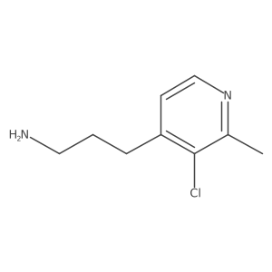 3-(3-Chloro-2-methylpyridin-4-YL)propan-1-amine结构式